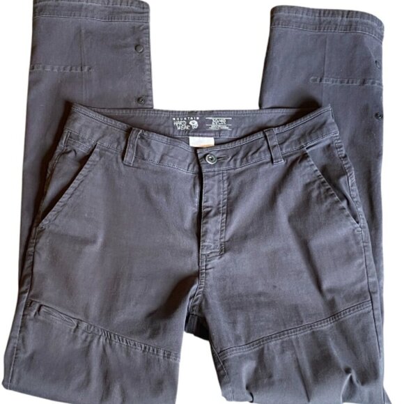 Mountain HardWear All Day Stretch AP Convertible Hiking Pants 32x29.5 Gray #70S - Picture 1 of 9